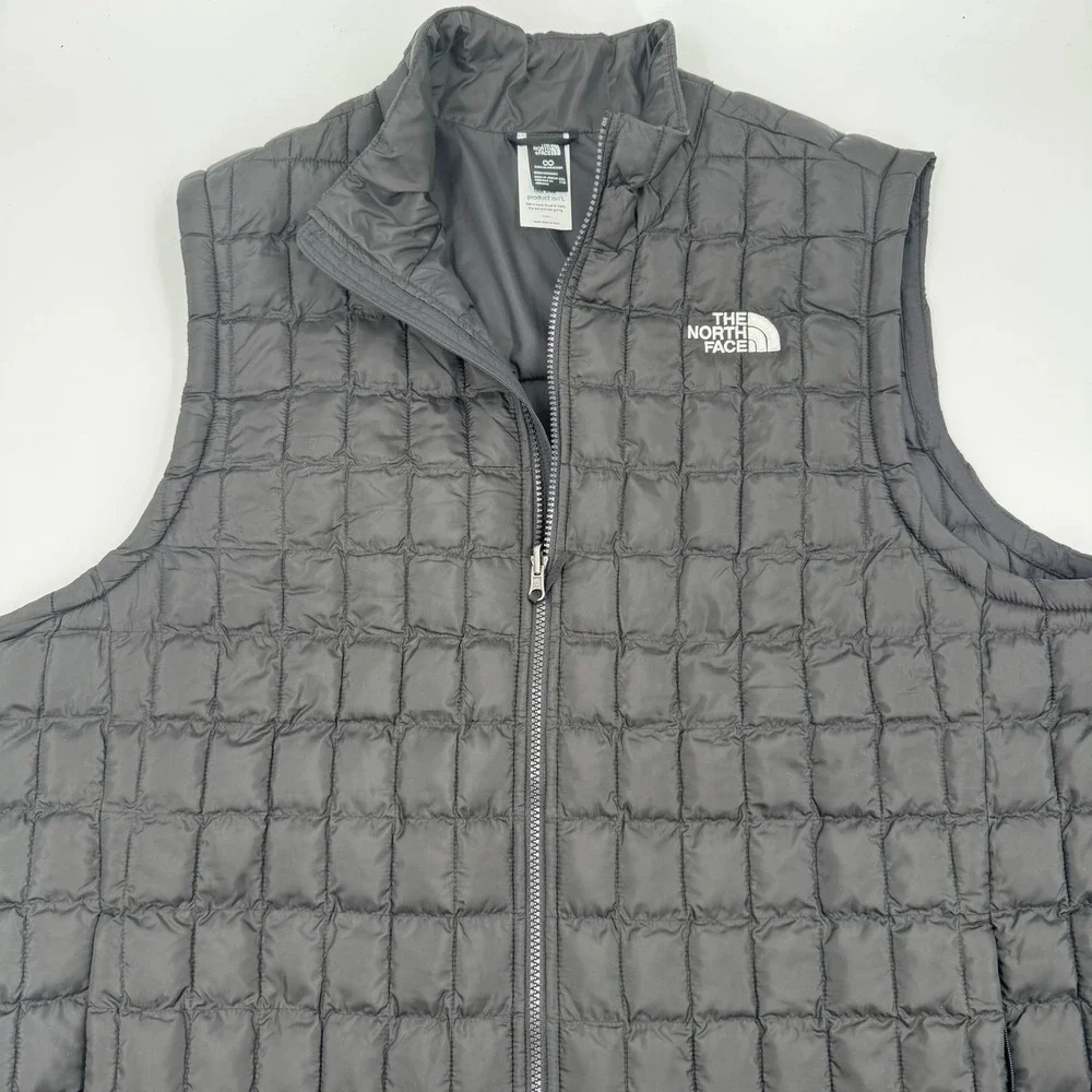 The North Face ThermoBall Insulated‎ Vest Mens XXL Black Quilted NF0A8A51JK3 NWT